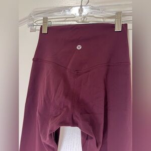 Lululemon Align High Rise Pant Red Merlot Size 2